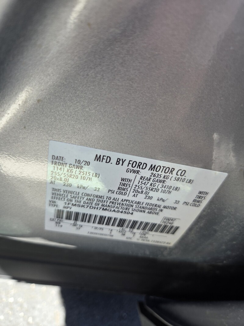 Used 2021 FORD EXPLORER XLT RWD in JACKSONVILLE, FLORIDA