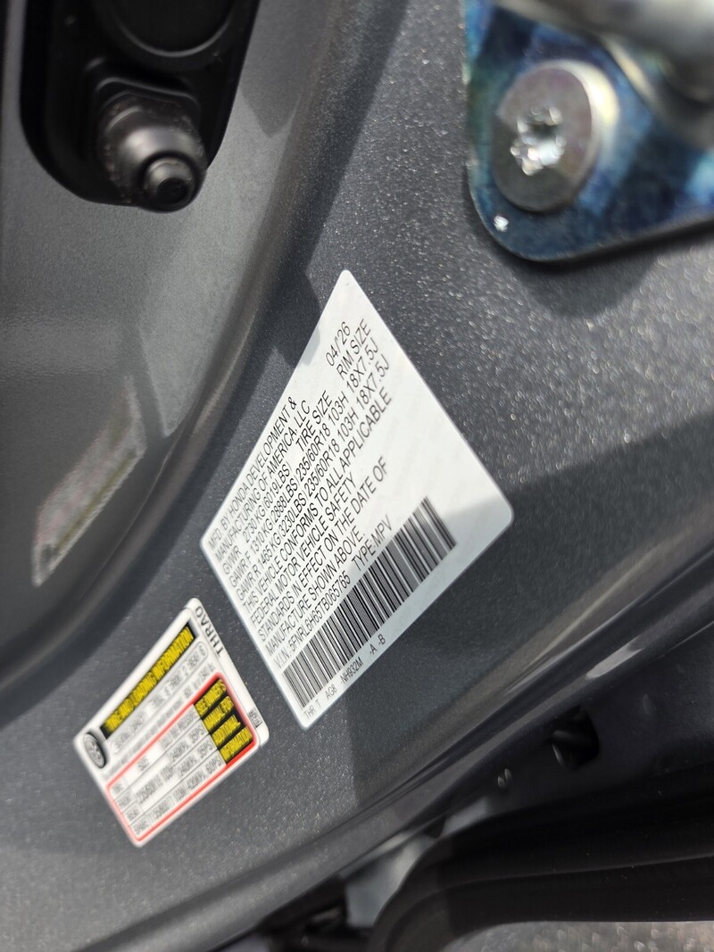 New 2026 Honda Odyssey EX-L in JACKSONVILLE, FLORIDA