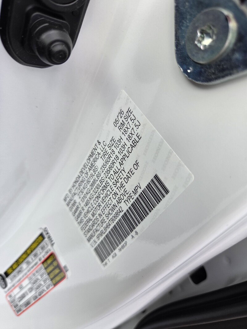New 2026 Honda Odyssey EX-L in JACKSONVILLE, FLORIDA