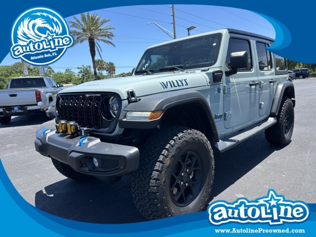 Used 2024 JEEP WRANGLER 4XE WILLYS in ATLANTIC BEACH, FLORIDA