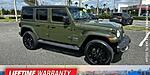 Used 2021 JEEP WRANGLER 4XE UNLIMITED SAHARA 4X4 in JACKSONVILLE, FLORIDA