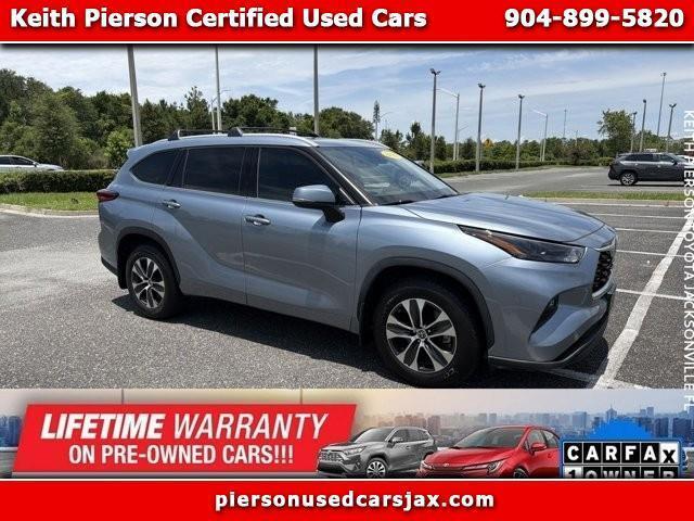 Used 2022 TOYOTA HIGHLANDER XLE AWD (NATL) in JACKSONVILLE, FLORIDA