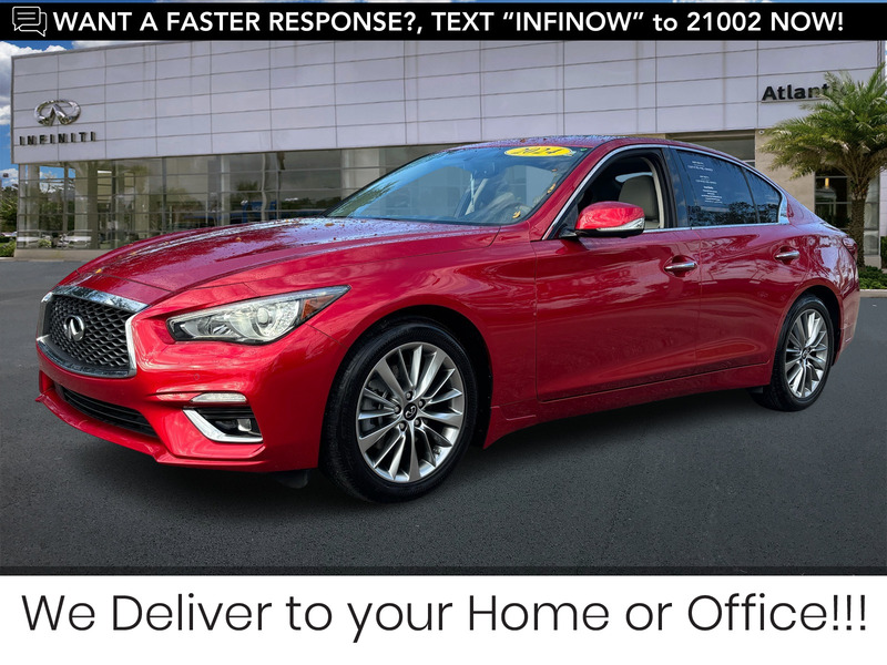 Used 2024 INFINITI Q50 LUXE in JACKSONVILLE, FLORIDA