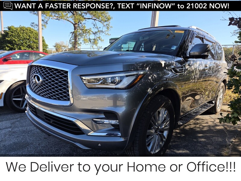 Used 2019 INFINITI QX80 LUXE in JACKSONVILLE, FLORIDA
