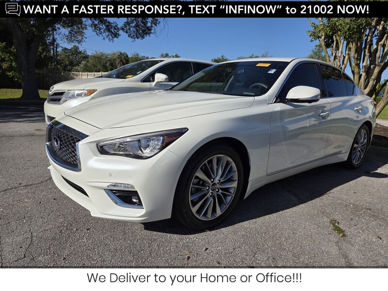 Used 2023 INFINITI Q50 LUXE in JACKSONVILLE, FLORIDA