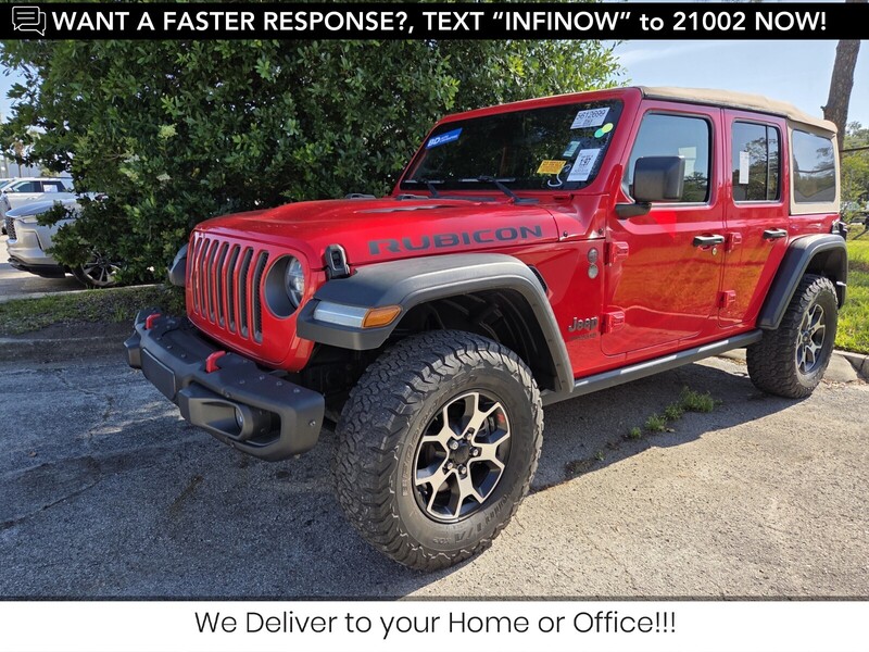 Used 2021 JEEP WRANGLER UNLIMITED RUBICON in JACKSONVILLE, FLORIDA