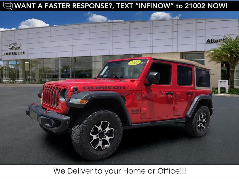 Used 2021 JEEP WRANGLER UNLIMITED RUBICON in JACKSONVILLE, FLORIDA