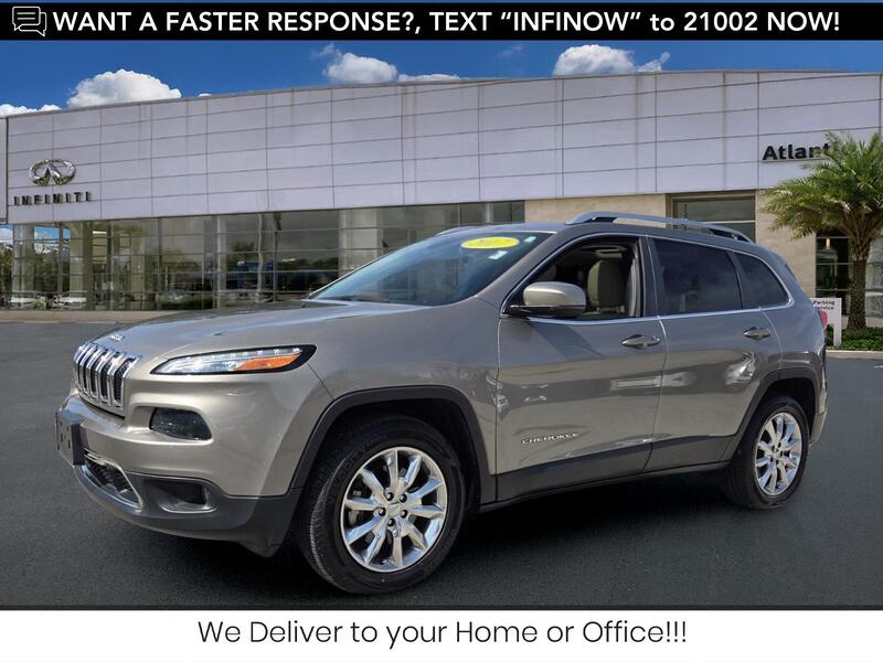 Used 2017 JEEP CHEROKEE LIMITED in JACKSONVILLE, FLORIDA