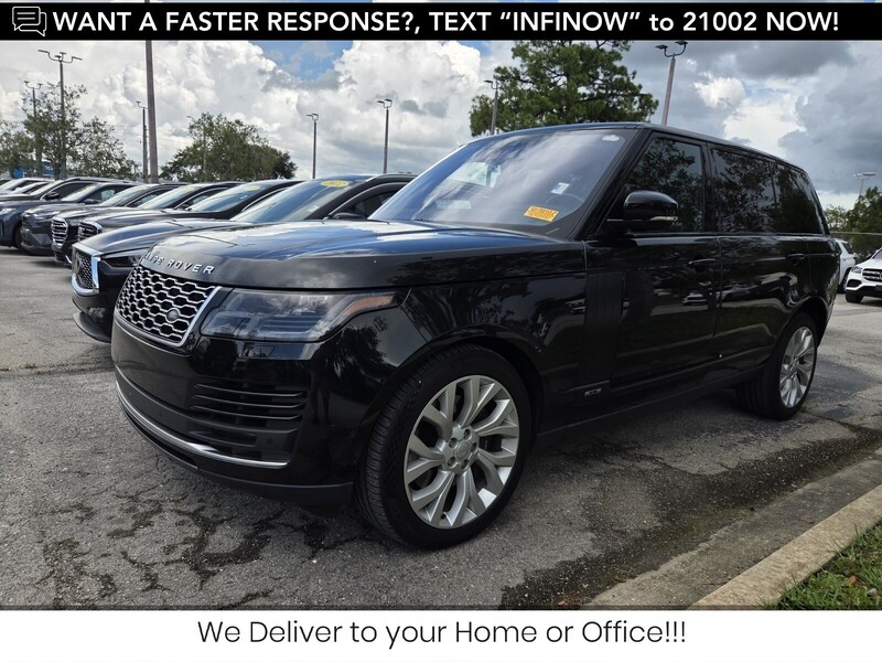 Used 2019 LAND ROVER RANGE ROVER 5.0L V8 SUPERCHARGED in JACKSONVILLE, FLORIDA