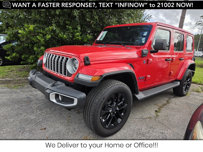 Used 2025 JEEP WRANGLER 4XE SAHARA 4XE in JACKSONVILLE, FLORIDA