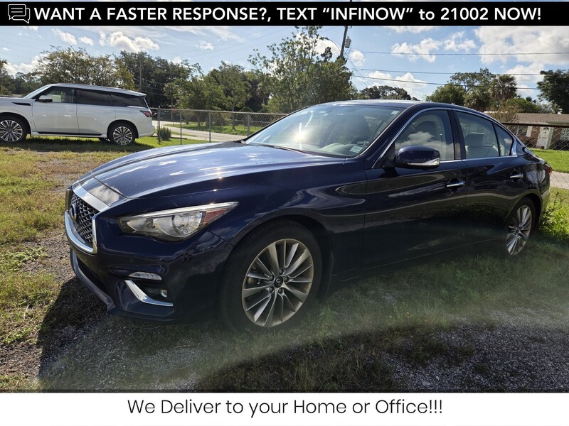 Used 2023 INFINITI Q50 LUXE in JACKSONVILLE, FLORIDA
