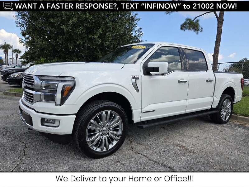 Used 2025 FORD F-150 PLATINUM in JACKSONVILLE, FLORIDA