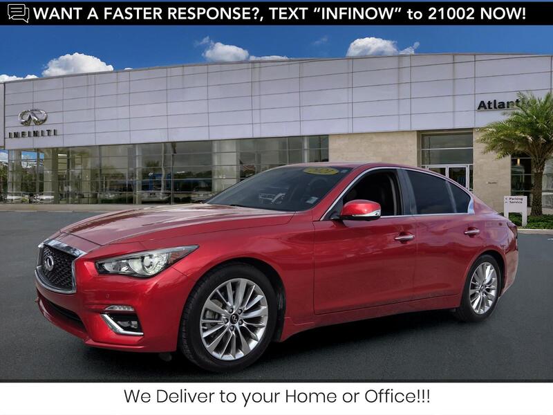 Used 2021 INFINITI Q50 3.0T LUXE in JACKSONVILLE, FLORIDA