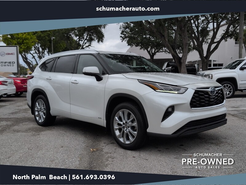 Used 2023 TOYOTA HIGHLANDER HYBRID LIMITED AWD in LAKE PARK, FLORIDA