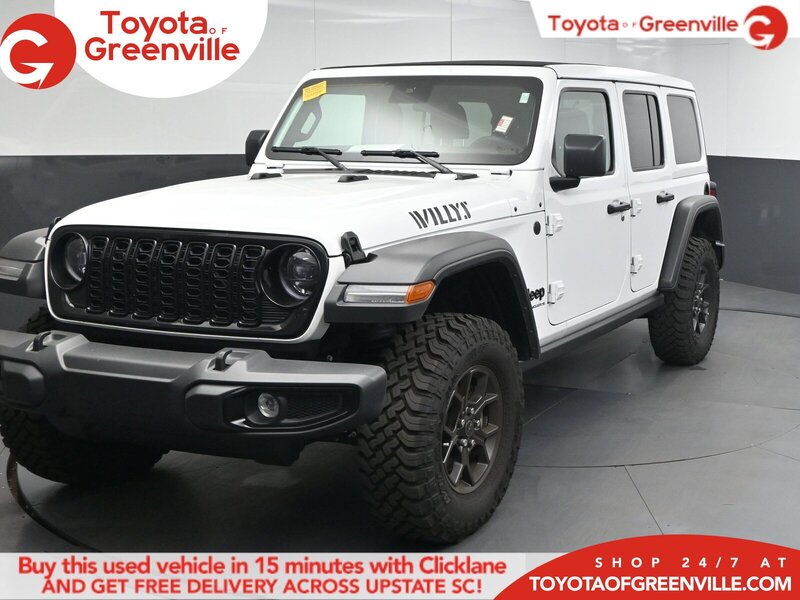 Used 2025 JEEP WRANGLER WILLYS in GREENVILLE, SOUTH CAROLINA