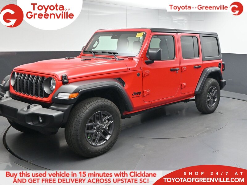 Used 2024 JEEP WRANGLER SPORT S in GREENVILLE, SOUTH CAROLINA