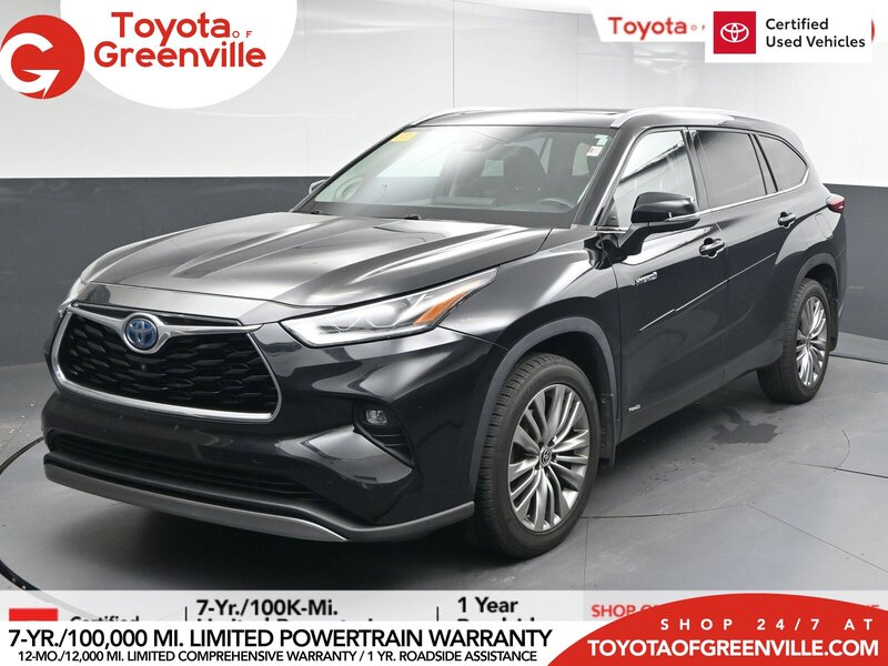Used 2021 TOYOTA HIGHLANDER HYBRID PLATINUM in GREENVILLE, SOUTH CAROLINA