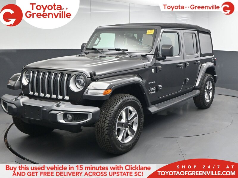 Used 2021 JEEP WRANGLER UNLIMITED SAHARA in GREENVILLE, SOUTH CAROLINA