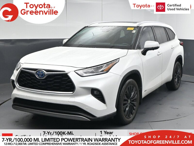 Used 2023 TOYOTA HIGHLANDER HYBRID PLATINUM in GREENVILLE, SOUTH CAROLINA