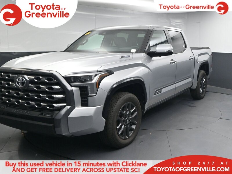 Used 2025 TOYOTA TUNDRA PLATINUM HYBRID in GREENVILLE, SOUTH CAROLINA