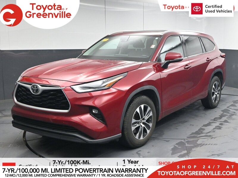 Used 2022 TOYOTA HIGHLANDER XLE in GREENVILLE, SOUTH CAROLINA