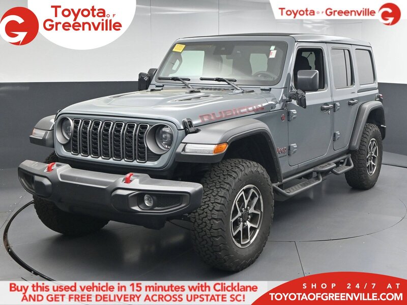 Used 2025 JEEP WRANGLER RUBICON 4 DOOR 4X4 in GREENVILLE, SOUTH CAROLINA