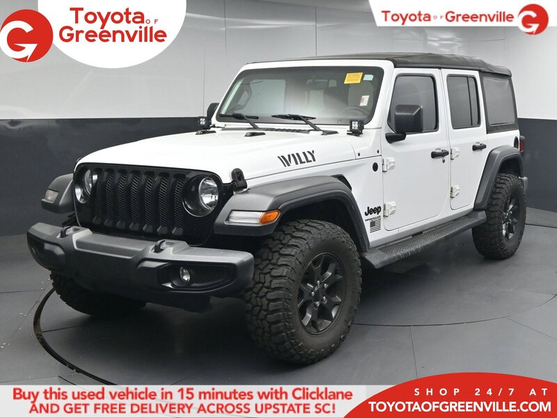 Used 2021 JEEP WRANGLER UNLIMITED WILLYS SPORT in GREENVILLE, SOUTH CAROLINA