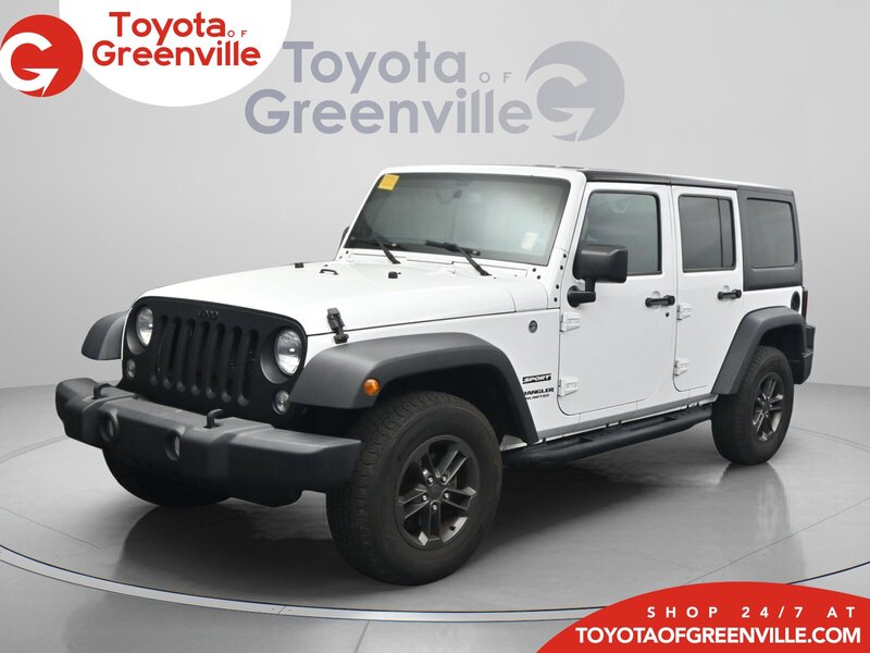 Used 2017 JEEP WRANGLER UNLIMITED SPORT in GREENVILLE, SOUTH CAROLINA